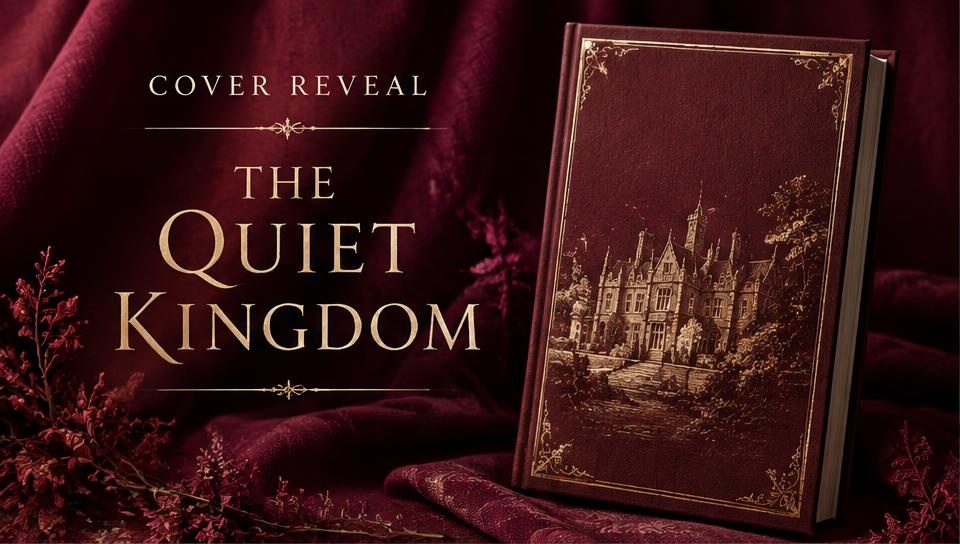 Cover reveal set — promotional concept